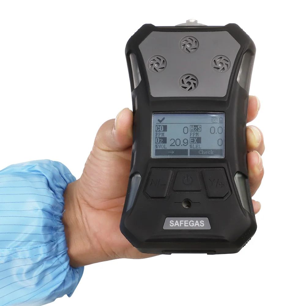 Fast Response Portable Multi Gas Detector With Dust And Water Vapor Filter