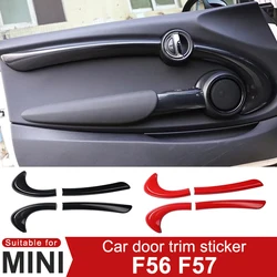 For MINI ONE Cooper S JCW F56 F57 Car Door Trim Strip Cover Decorative Sticker Car Interior Modification Accessories