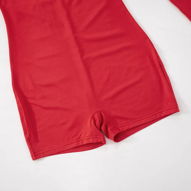 Personalized slim fit slim exposed back 2025 European and American foreign trade spring street style fashionable jumpsuit