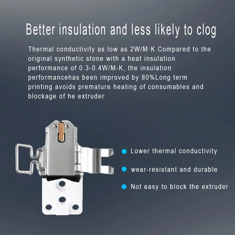 ชุดอุปกรณ์ทำความร้อนสำหรับหัวฉีด Bambu Lab A1 รุ่นอัพเกรดซีรีส์ A1 พร้อมเซรามิกเซอร์โคเนีย อุปกรณ์ติดตั้งหัวฉีด Bambulab A1 Mini ความแข็งแรงสูง
