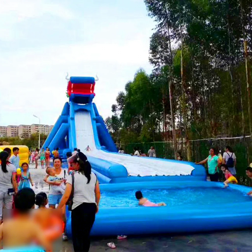 Commercial Summer Dragon Outdoor  Game Giants Mobile Inflatable Water Park