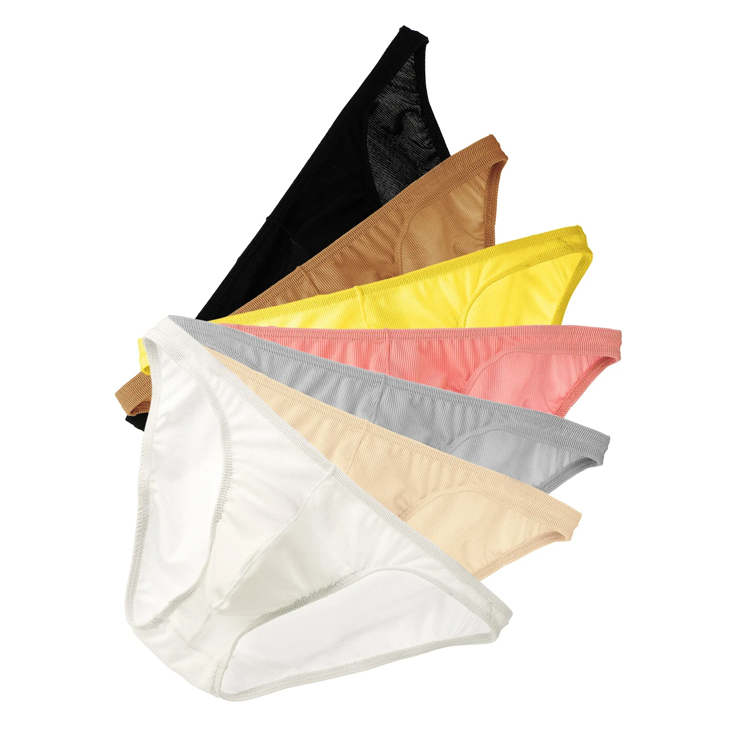 Men's Low Waist Briefs High Elasticity Breathable Quick Dry Soft Comfort Daily Underwear for Men Available in 7 Colors M-XXL