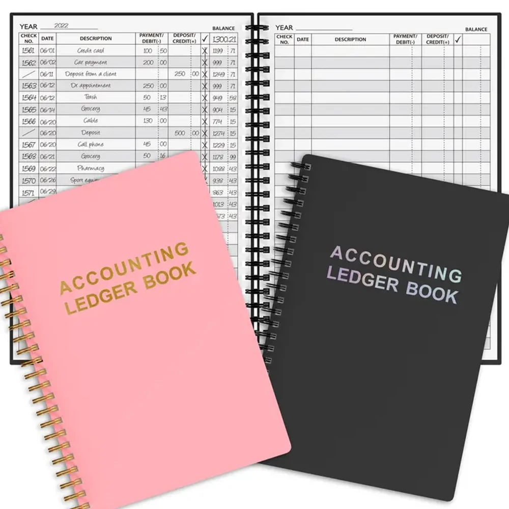 A5 Accounting Book 50pcs/book of High Quality Office Supplies Simple Ledger 100g High Quality Writing Paper Waterproof Material