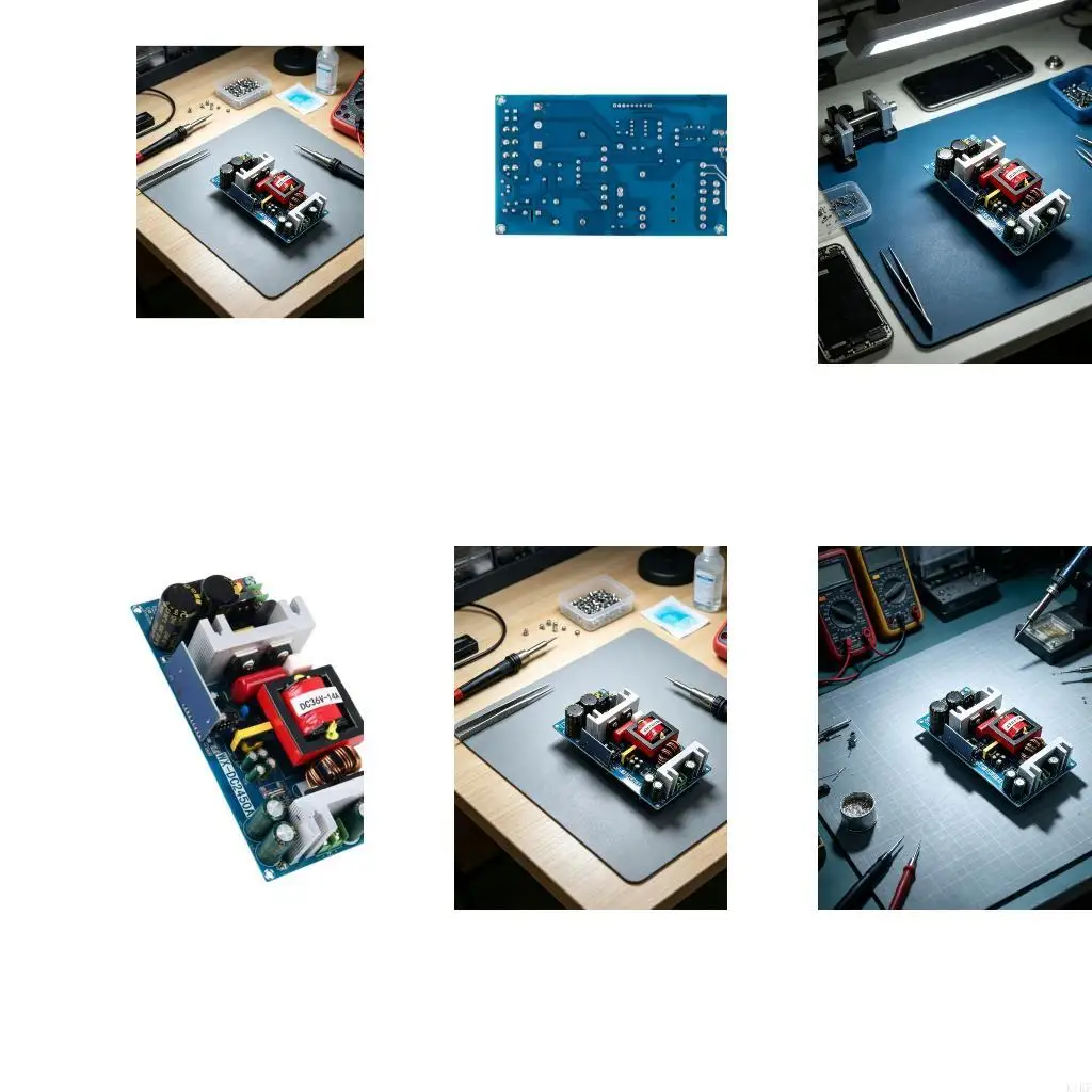 Open-Frame Switching Power Supply Module, 500W Power with 36V 14A Output, Visible Heat Sinks, Screw Wiring Ports and Corner K1KF