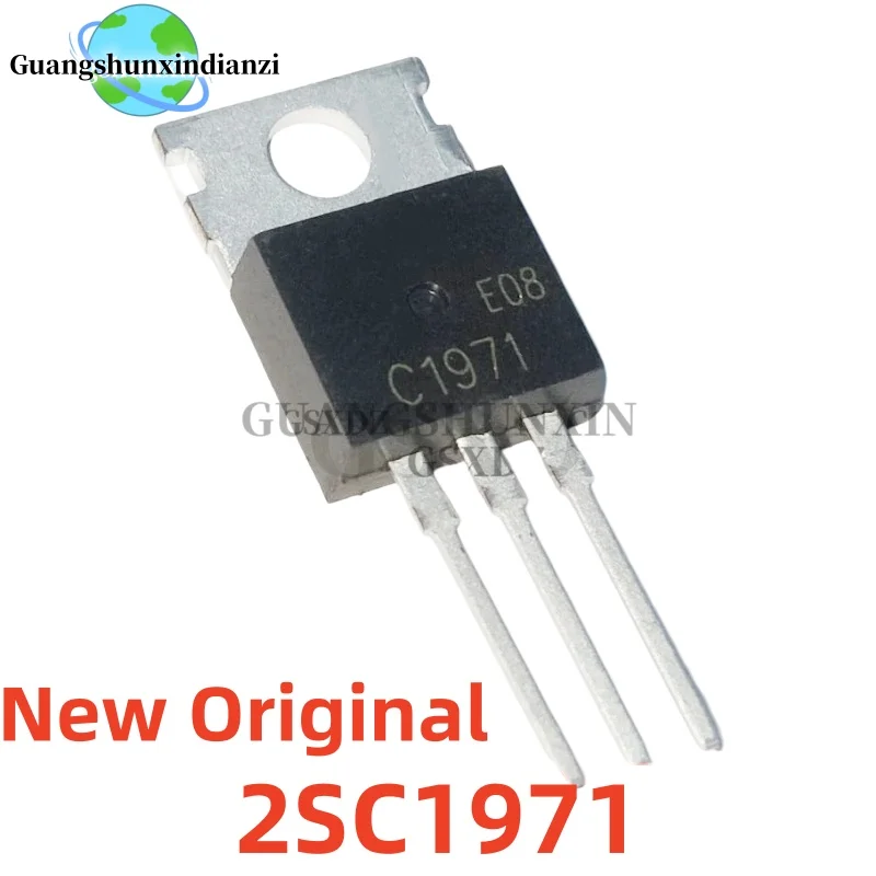 10PCS 100% New original 2SC1971 C1971 TO-220 high quality High-frequency emission transistor