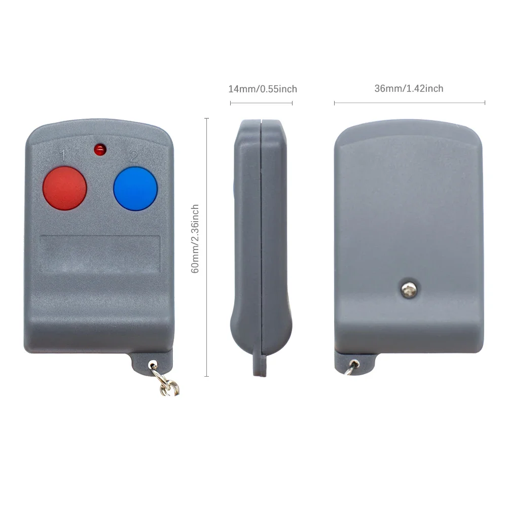 For Garrison Electric Door Remote Control TX1 TX2 TX3 TX4 TX5 LK-102R2 LK-102RC LK-102RM 300MHz-400MHz Transmitter Controller