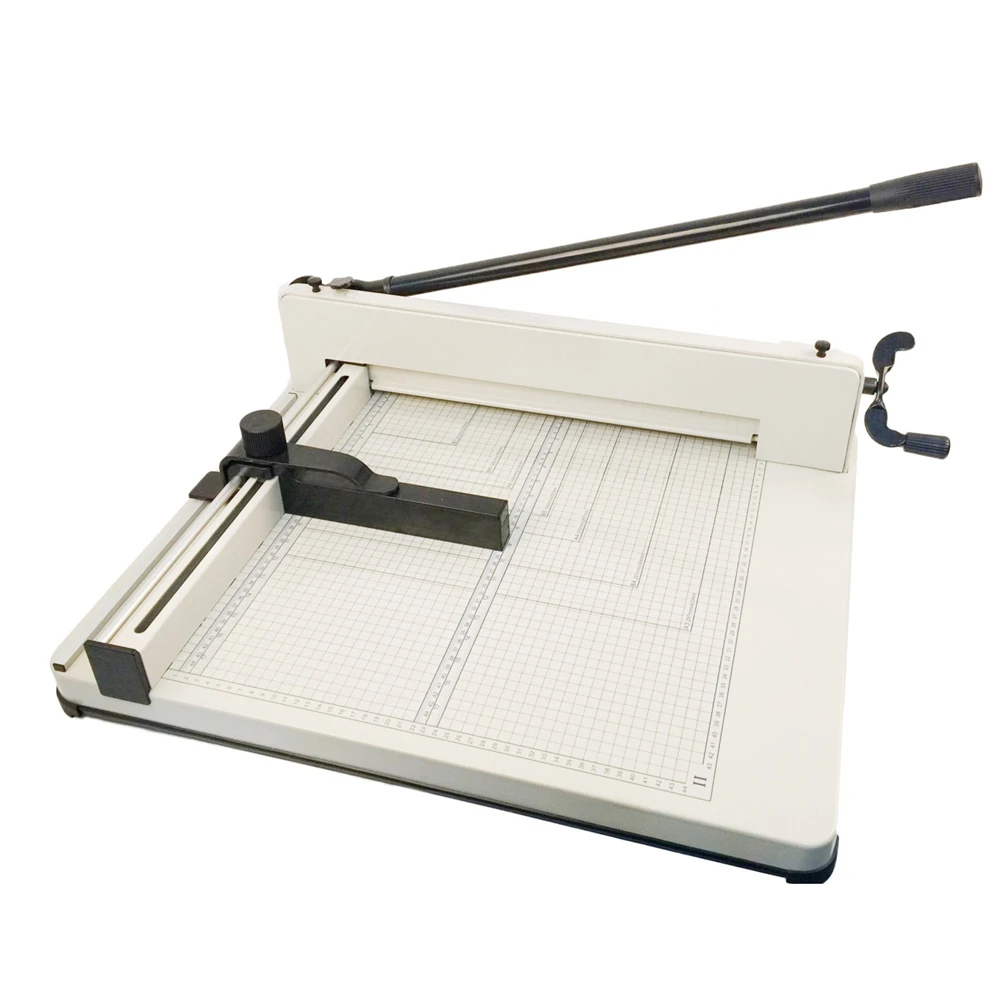 858 A4 Heavy duty paper cutter manual guillotine paper trimmer for professional office work