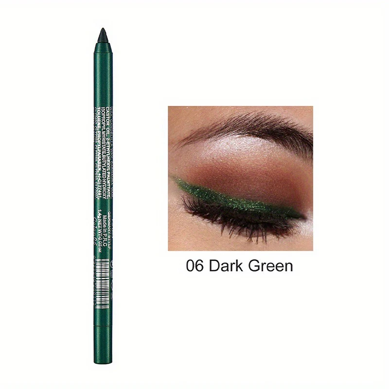 Waterproof Smudge-proof Eyeliner Pencil Matte And Pearlescent_voghion.com