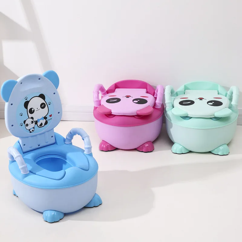 

Boys and Girls Potty Training Seat Children's Pot Ergonomic Design Potty Chair Comfy Toilets Children Gift -Free Cleaning Brush