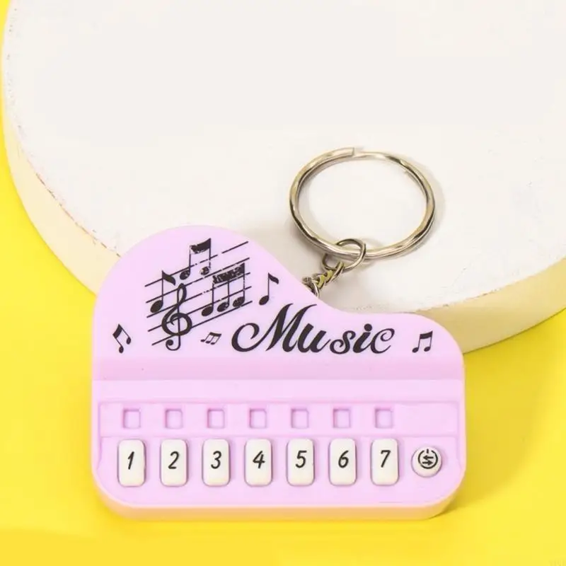 جمهور مفتاح البيانو العصري ديكورات السيارة ديكورات مثالية لإضافة لون شعبي للمفاتيح وحقائب اليدين شنقا سحر #4
