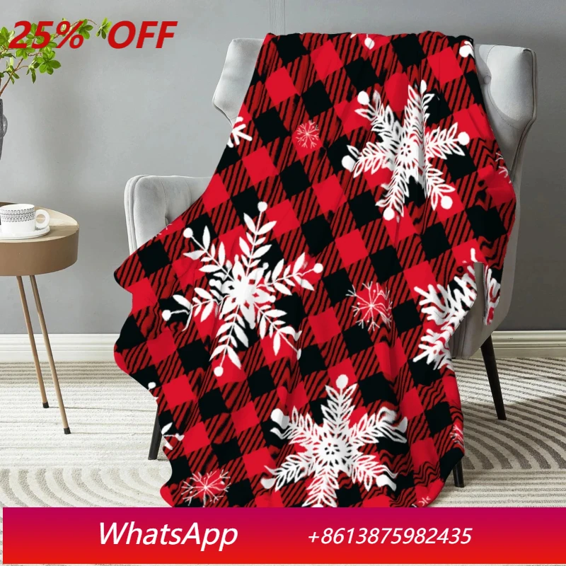 

LTT Merry Christmas Flannel Blanket Camping Blanket Casual Blanket Home Decoration Christmas Gifts