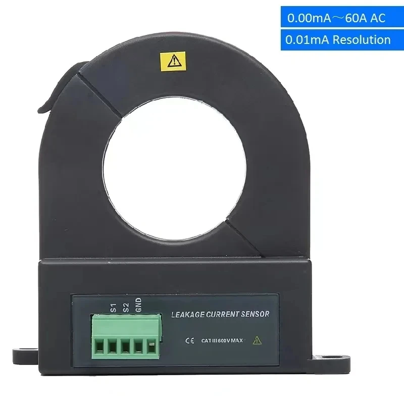 

ETCR040K Split Type CT High Accuracy AC Current Sensor Outdoor Measurement Leakage Current Transformer of 0.00mA - 60A AC Range