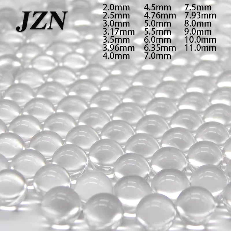 Solid, transparent, high-precision, anti-boiling and shock-absorbing glass beads are specially designed 3.0mm 4.0mm 5.0mm 6.0mm