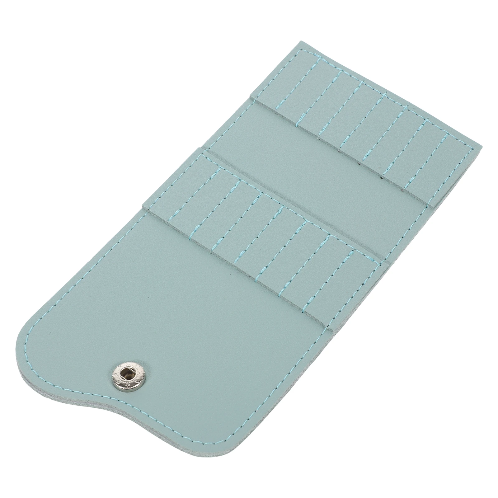 

16 Holes Nail Drill Bits Organizer White Storage Bag for Manicure Tools Compact Durable Stable Artificial Container