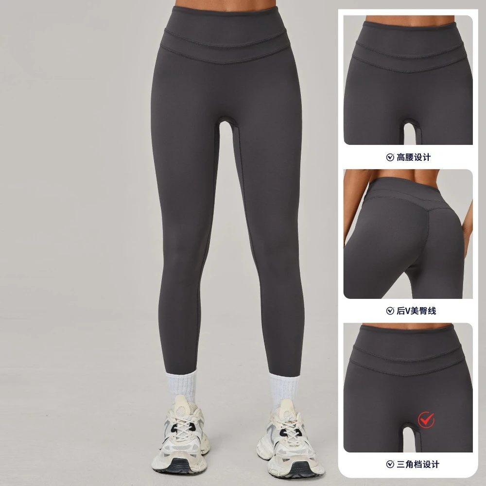 

Women's Gym Fitness Pants Running Quick-Dry Breathable Sports Leisure Pants Tight Sports High Waist Hip-Lifting Yoga Leggings