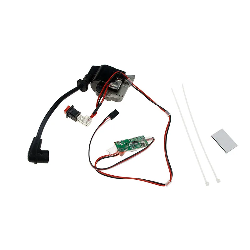 Afstandsbediening bescherming motor stopschakelaar en hoogspanningspakket kit voor 1/5 Hpi Rovan Km Baja Losi Redcat Fg 23cc-71cc motoren