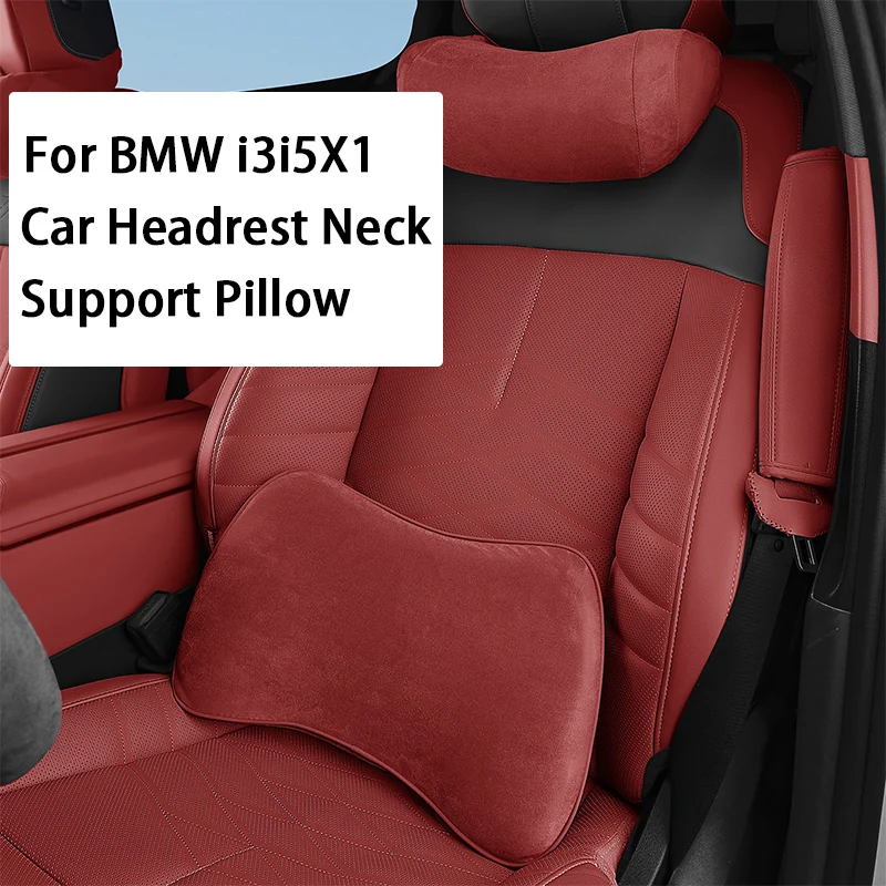 

Car Headrest Pillow Set Car Pillow For Neck/Back Pain Relief For BMW 3 5 Series i3i5x1ix3x5 Automotive Interior Accessories