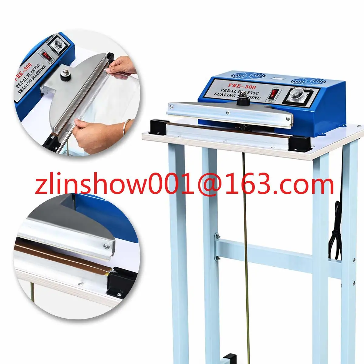 

Semi-Automatic 500mm Table Type Pedal Impulse Sealer for Food & Plastic Heat Sealer for Bags & Belts for Paper Pouches