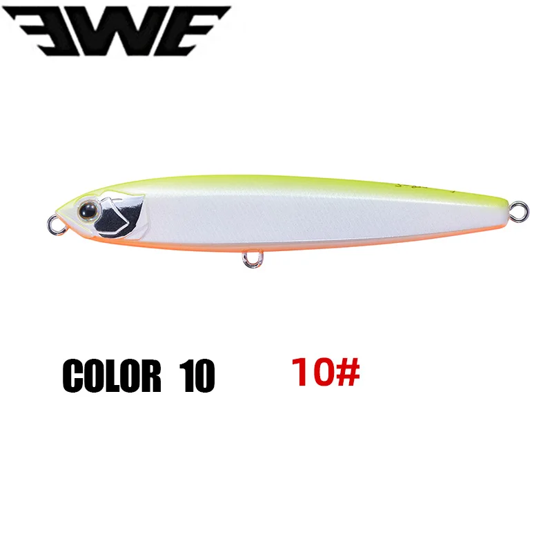 EWE GuiFei II 70/75/80/85/95mm Zinkende Potlood Vissen Lokken 9/11/14/16/18/24/30g Afstandsschot Kunstmatige Wobbler Voor Bass Harde Aas