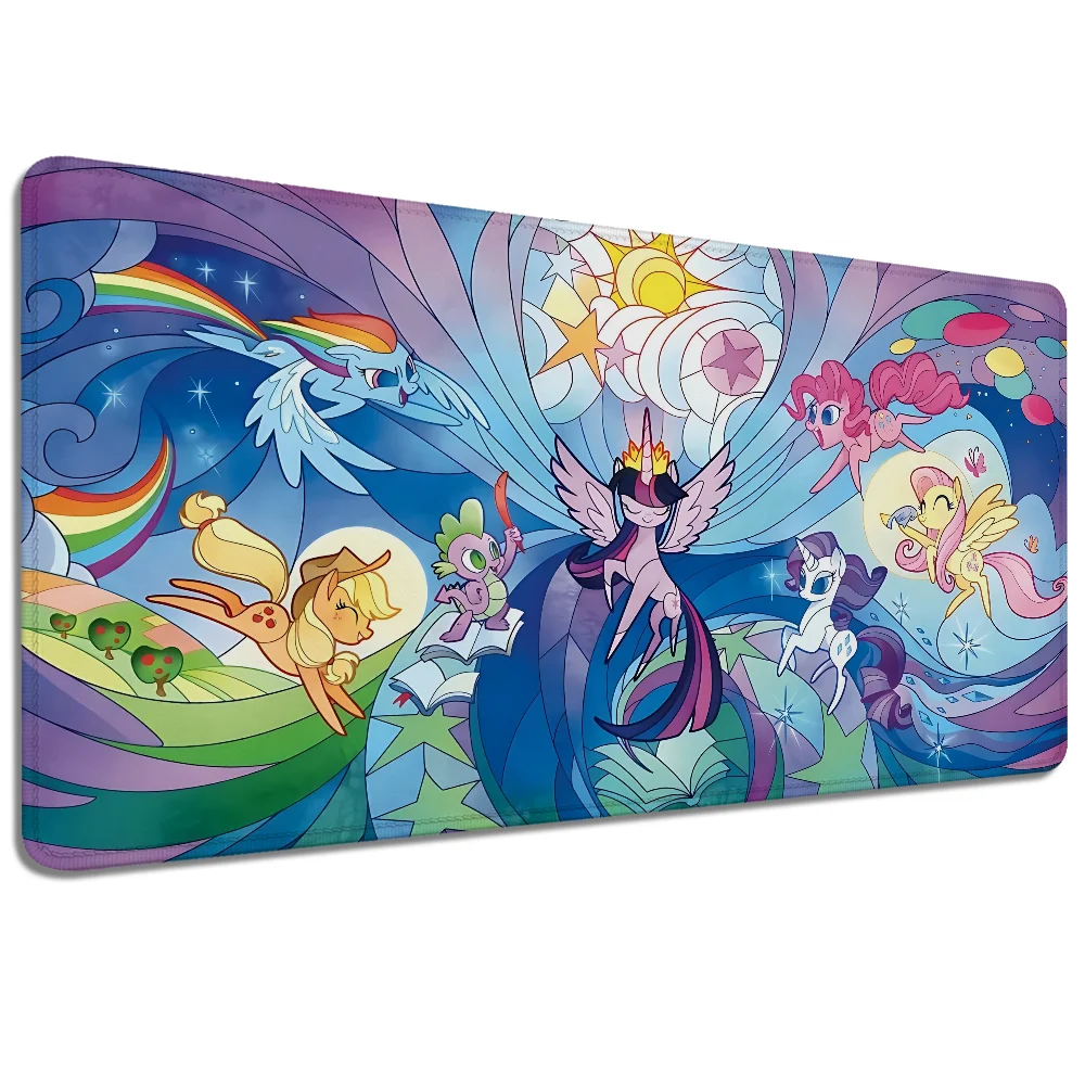 

Коврик My Little Pony Mause Pad, коврик для мыши, резиновые игровые ноутбуки, кавайные аксессуары для ПК, милая нескользящая геймерская клавиатура