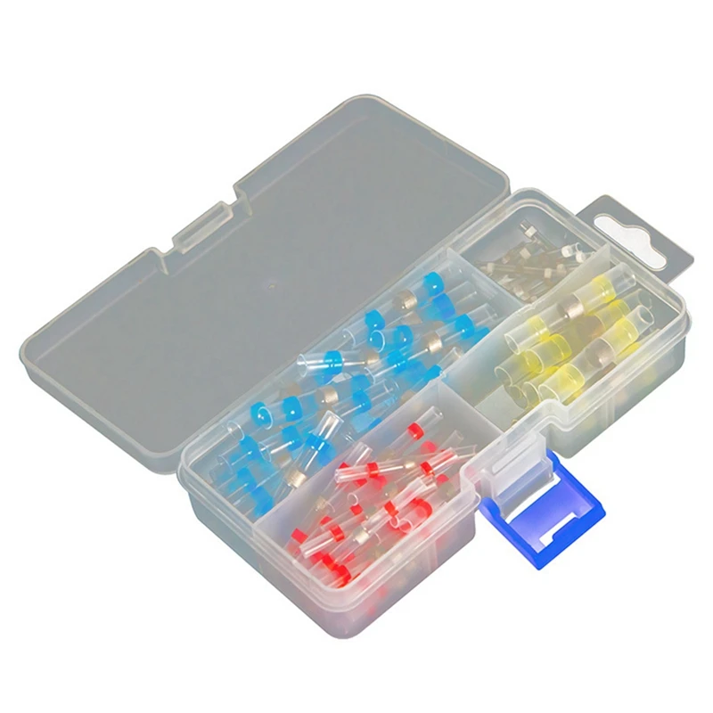 100 ชิ้นความร้อนหด Pressureless Solder แหวนปกป้อง Terminal ของ Joint และได้อย่างรวดเร็วเชื่อมท่อขนานทนทาน