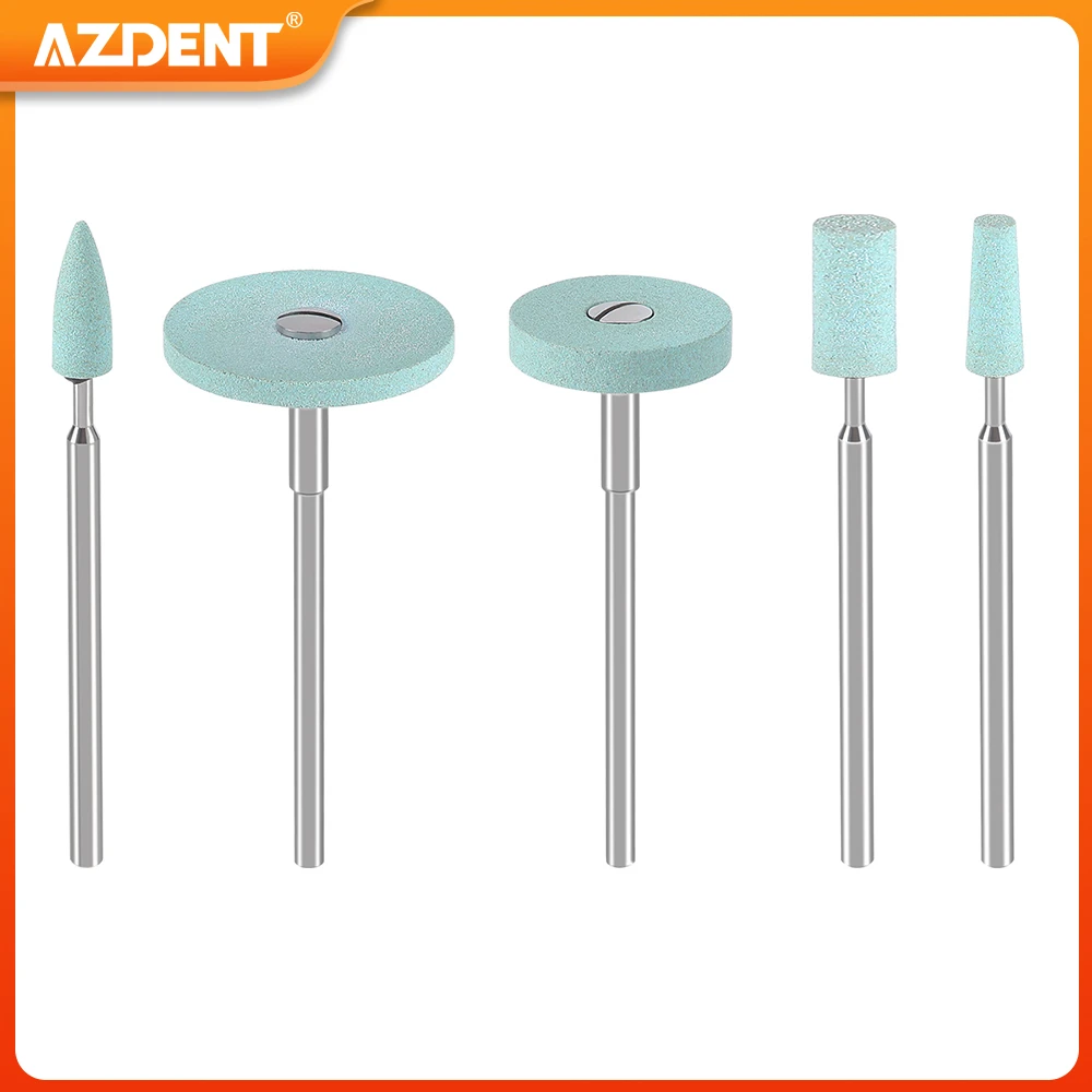 AZDENT Dental Lab Ceramic Bonded Grinder with Diamond for Zirconia Inner Crown Porcelain HP 2.35mm Finishing Polishing Polisher