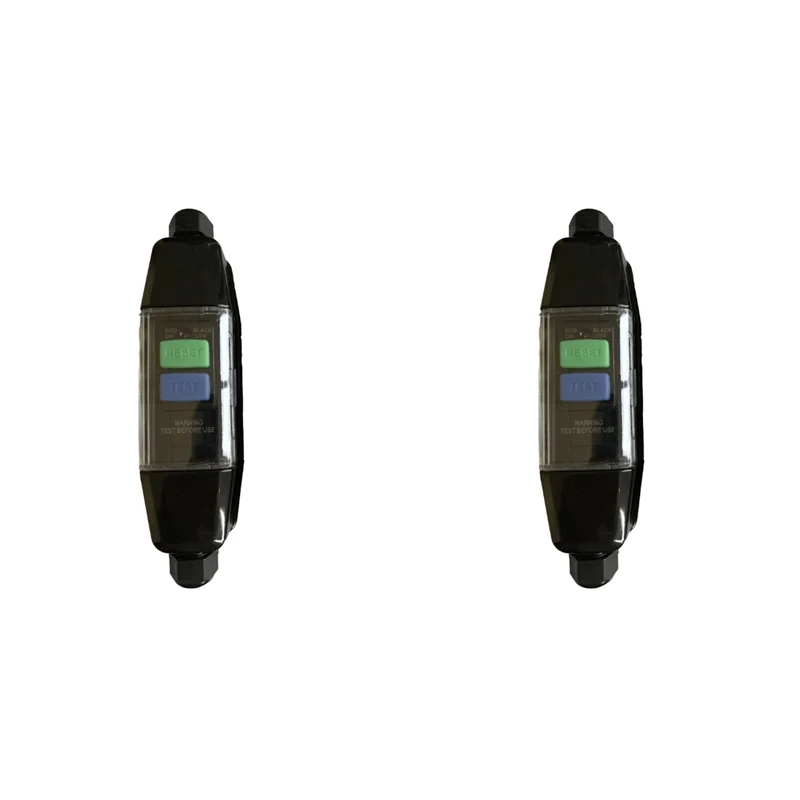 ABUI-2X موصل RCD مضمن، مفتاح أمان متوسط PRCD، حماية تيار متبقي 30 مللي أمبير مضاد للصدمات الكهربائية للأماكن الخارجية