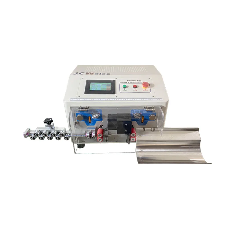 JCW-CS03 Multi Core Cable Cutting Stripping Machine Automatic Wire Stripper Cutter Peeling Machine Touch Screen for PVC Cable