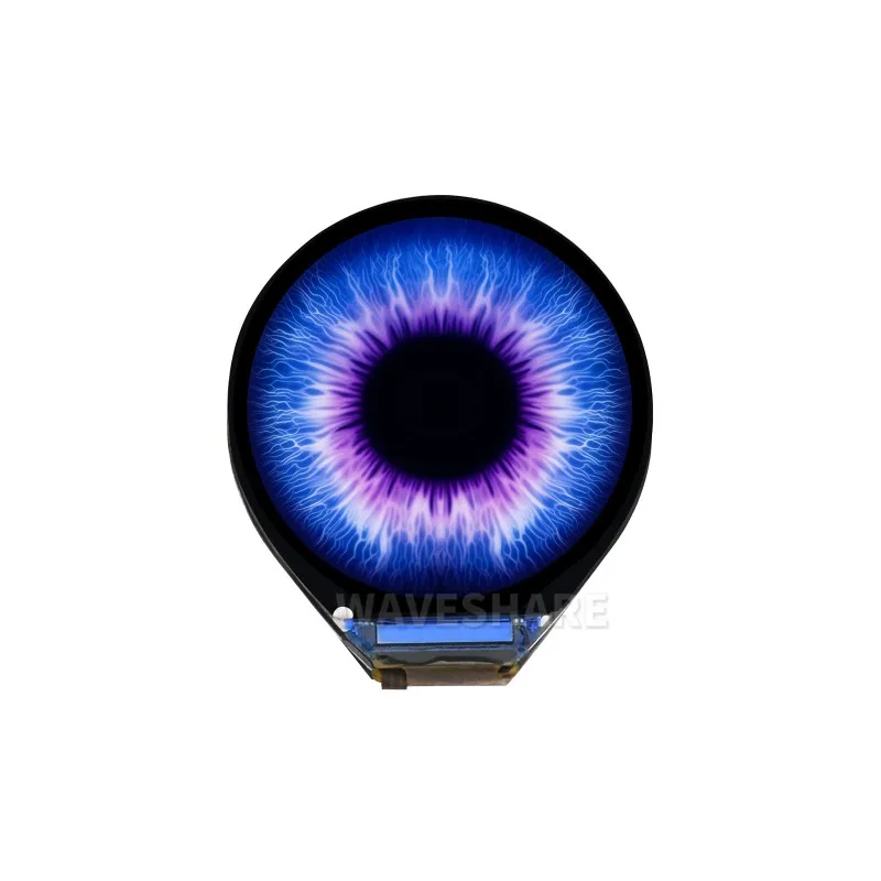 

Waveshare 0.71inch Round LCD Display Module, 160×160 Resolution, SPI Interface, 65K colors