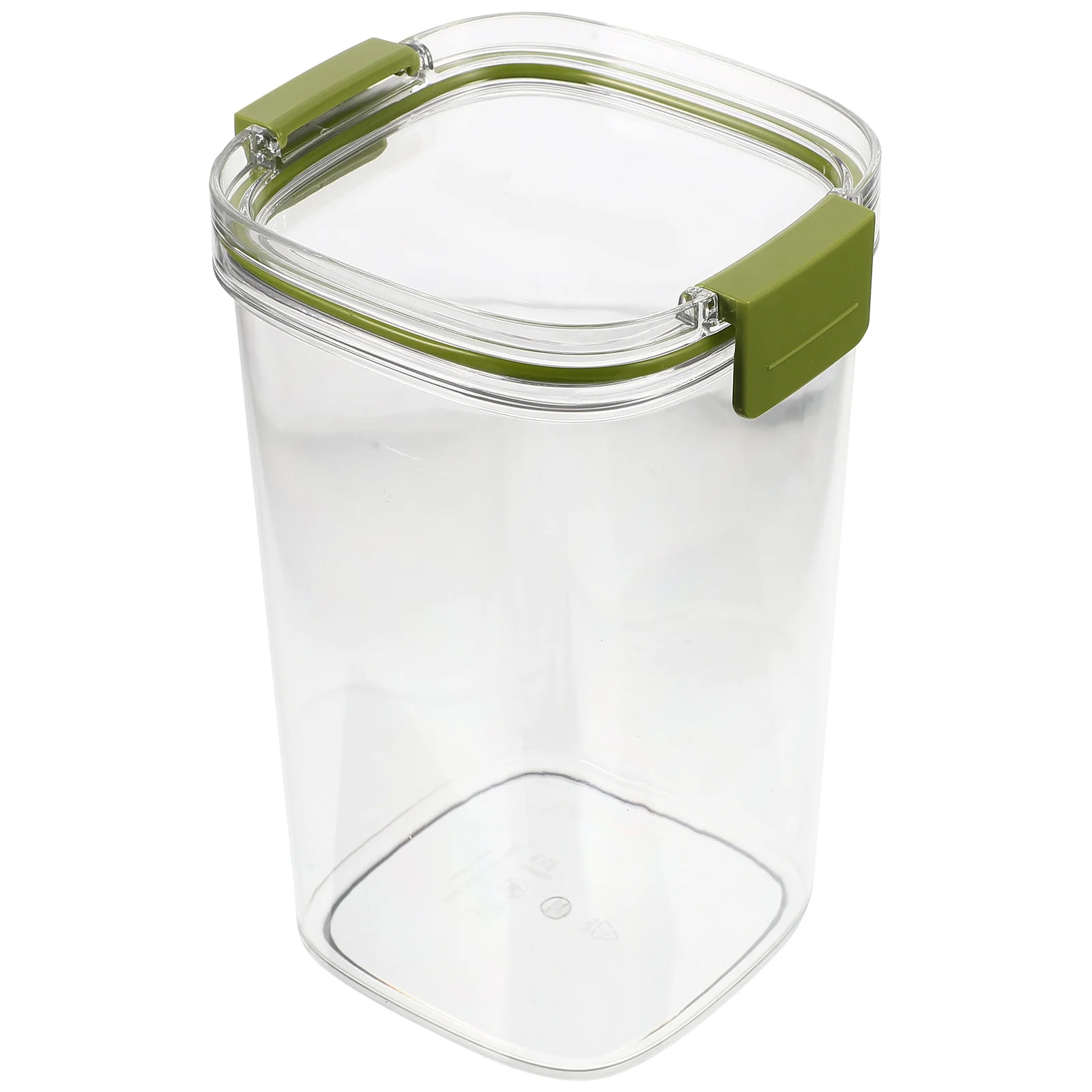 

Clear Food Storage Jar with Sealed Lid Airtight Container for Dry Foods Coffee Tea Grains Kitchen Pantry Organizer Canisters