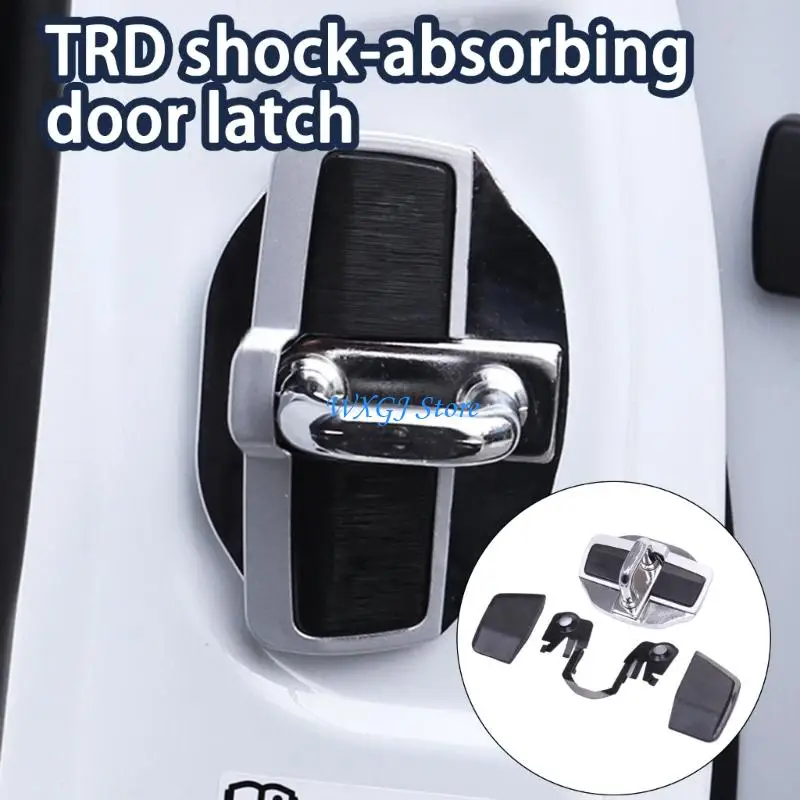 

37JE Standard Car Door Stabilizer Lock Cover Anti Noise Regulator Sound Control Simple For LC LS LX RX UX Most Vehicles Mixture