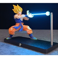 Bandai Goku Model Desktop Night Light DRAGON BALL Peripheral Toys Kamehameha Model Children's Birthday Gift Boy Christmas gift