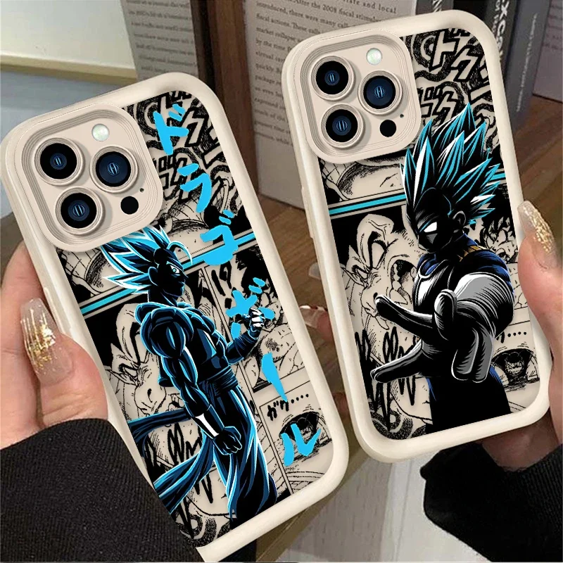 Cute Phone Case For Samsung A03 A04 A05S A10S A11 A12 A20S A21S A13 A14 A54 A34 A53 A33 Anime For D-Dragons Balls Gokus Cover