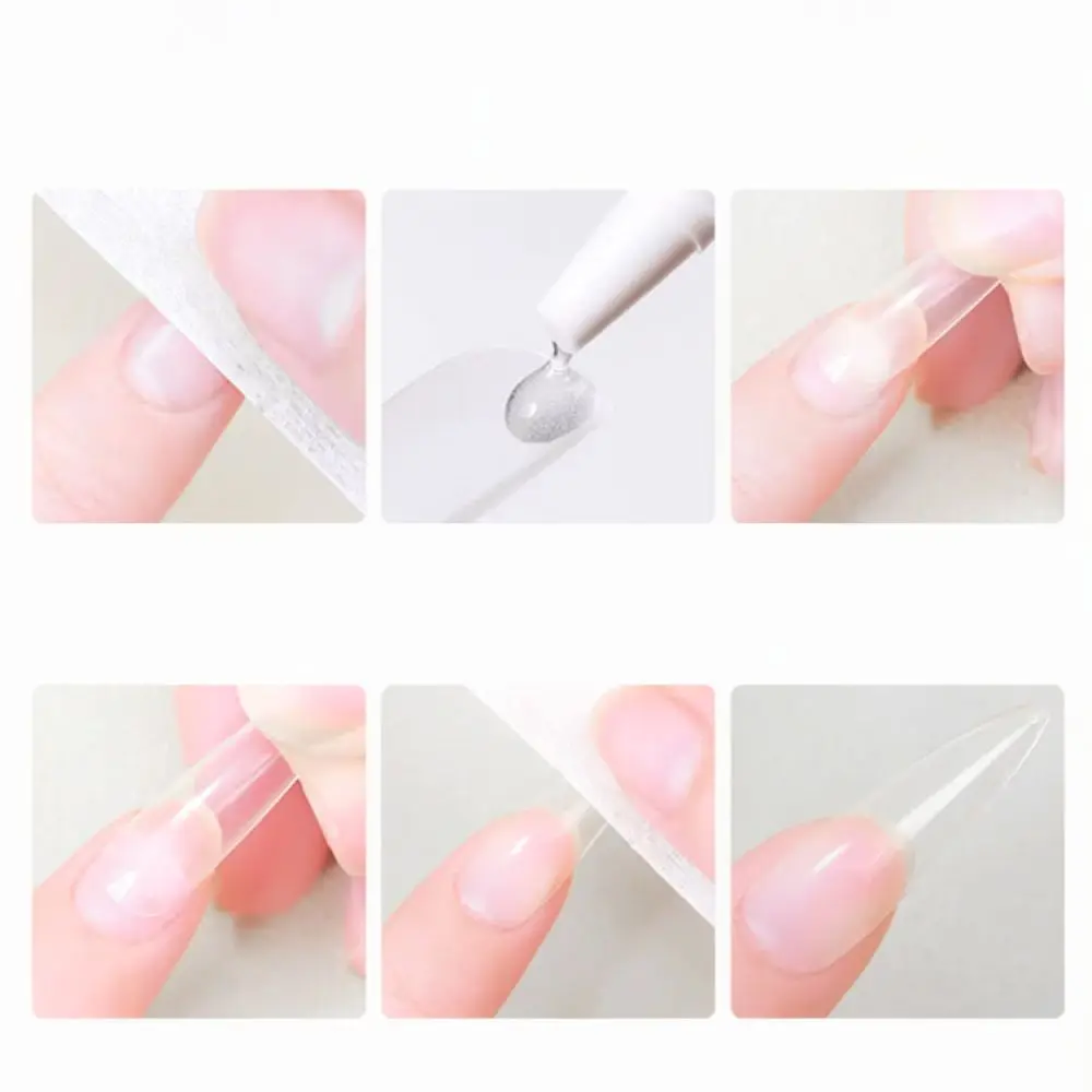 Solid Nail Glue For Press On Nails No Lamp Needed Professional Adhesive Paste Durable Fake Nail Tips Bonding Gel