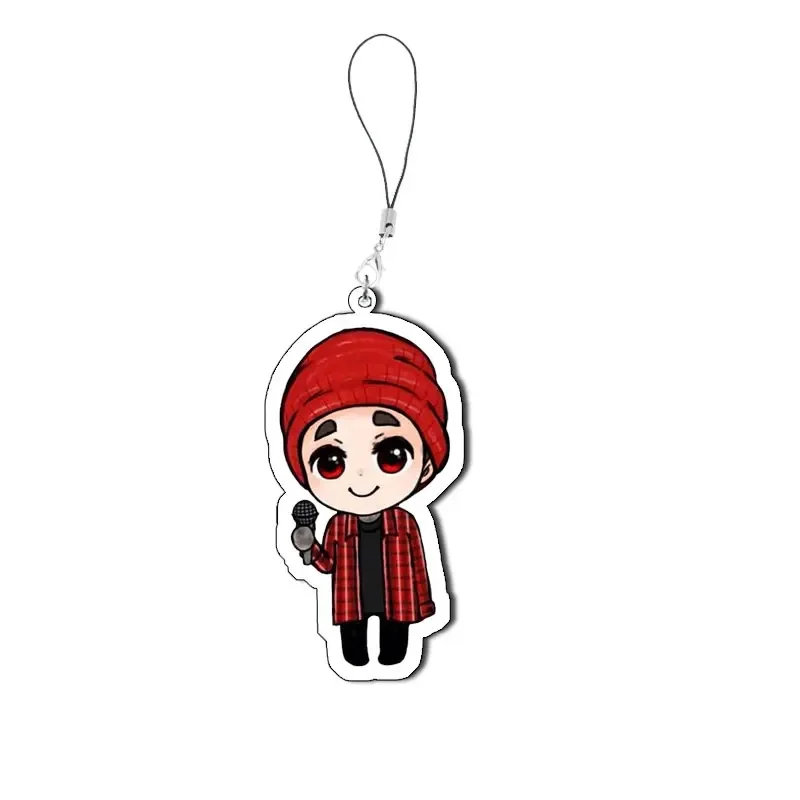 Twenty One Pilots Keychain Mobile Phone Chain Acrylic Twenty Key Ring Pendant Accessories Jewelry Fans Gifts