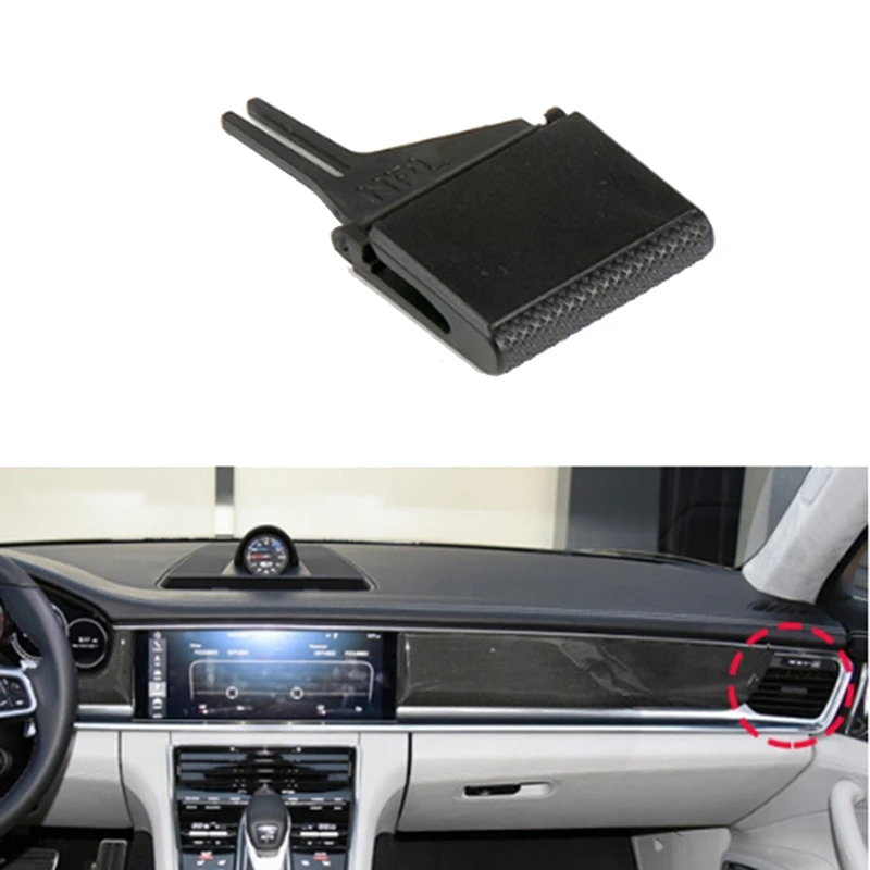 Klip dayung Ventilasi udara mobil, untuk Porsche Panamera 2017-2021 dasbor mobil A/C klip ventilasi