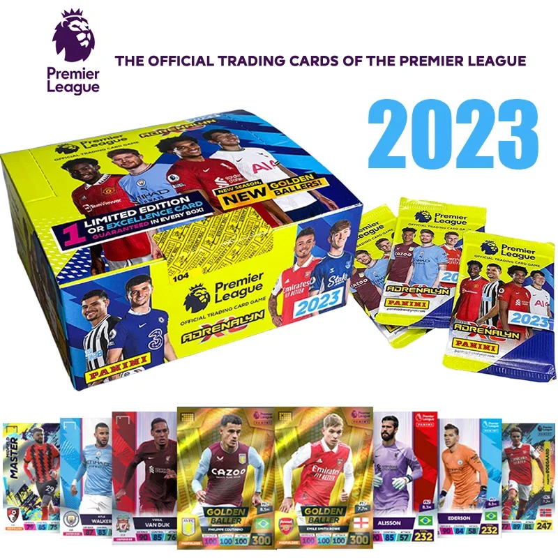 Panini Premier League 22/23 Echtem Fußball Star Karten Offizielle Adrenalyn XL Sterne Sammlung Begrenzte Karten Fans Trading Karten