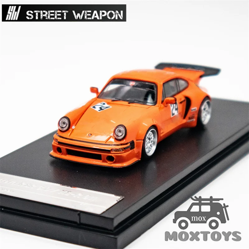 

SW 1:64 KS-R 911 #24 orange Limited499 литая модель автомобиля