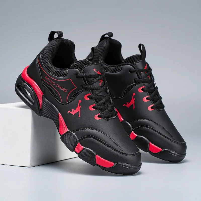 

2055 New Autumn Low Cut Mens Sports Shoes Shock-absorbing and Comfortable Running Shoes Anti Slip Support Daily Walking Shoes