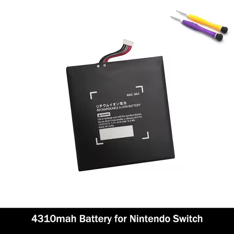 For NS Switch Battery 4310mAh HAC 003 Rechargeable Lipo Battery For Nintendo Switch Oled Game Console Battery With Tool Kit