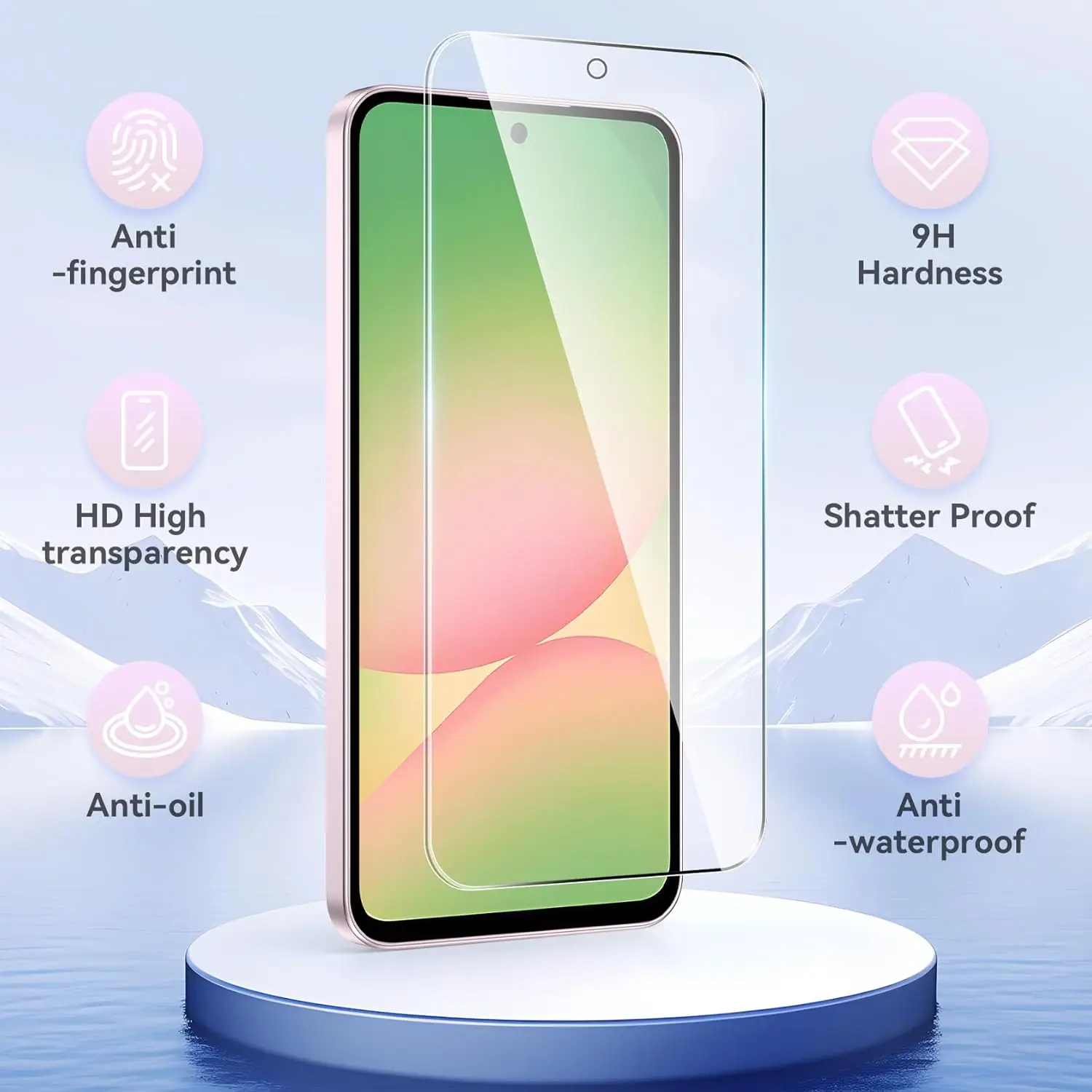 Samsung A56 5G用強化ガラススクリーンプロテクター