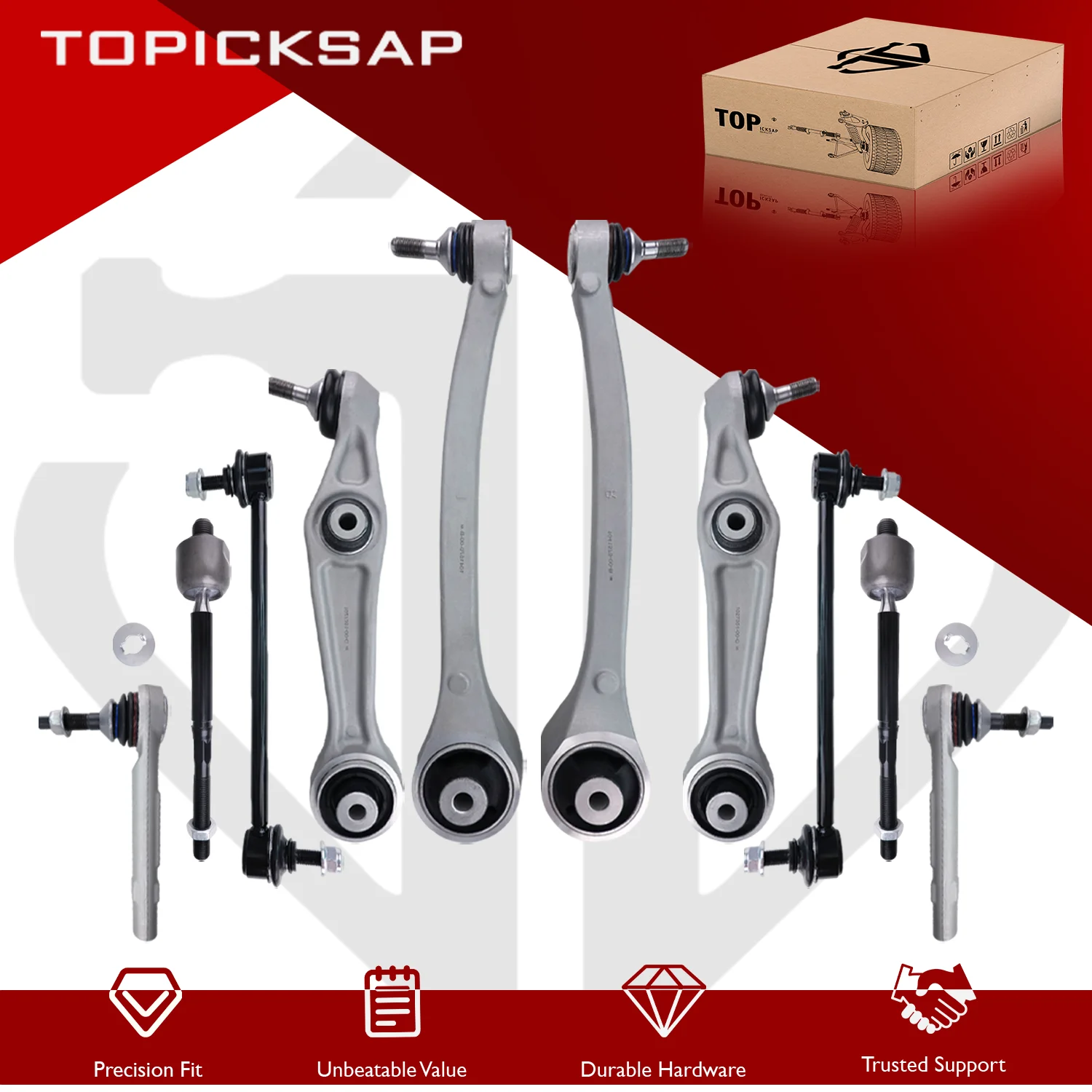 Model Kit Xà Nữ - TOPICKSAP 10Pcs Front Lower Control Arm