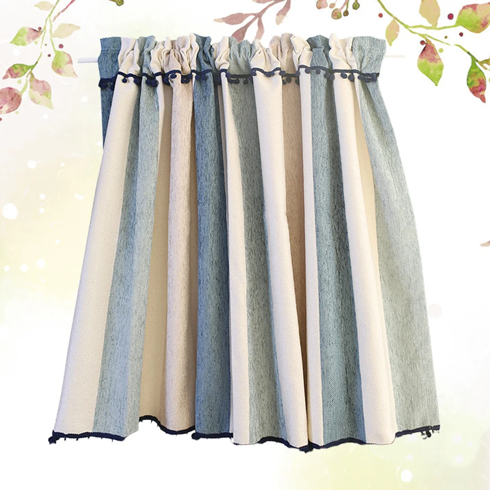 

1Pcs Nordic Half Curtain 150x60cm for Kitchen Door Window Bedroom Living Room Decor Short Curtains Small Door