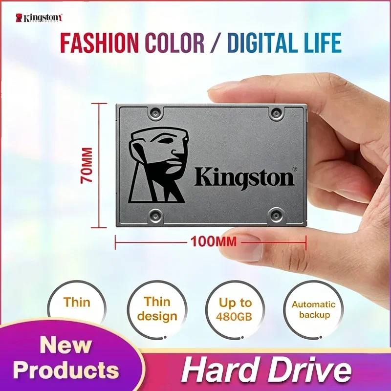 2026 Kingston A400 SSD Internal Solid State Drive  256GB 512GB  2.5 Inch SSD SATA III HDD Hard Disk for Laptop Desktop PC
