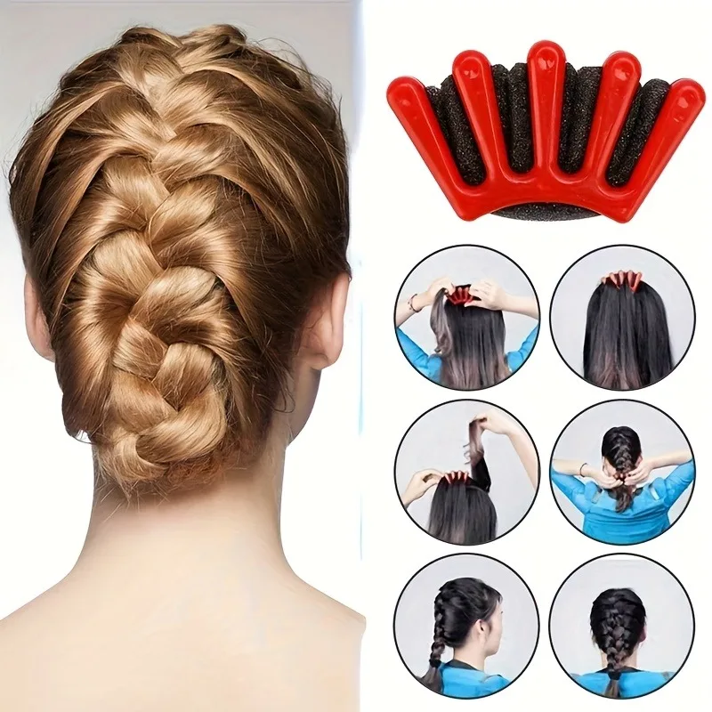3pcs Hair Styling Tool Set: Quick Bun Maker, Hairdresser Curling Tongs Accessory,Suitable for Women,Girls And Wedding Hairstyles