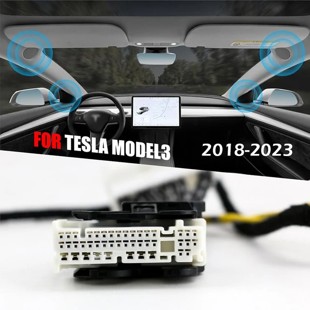 Wiązka przewodów aktywacji głośników Inactive Pasuje do DSP dla Tesla 2018-2023 Model 3 Kabel głośnikowy ze skrzynką kontrolną DSP
