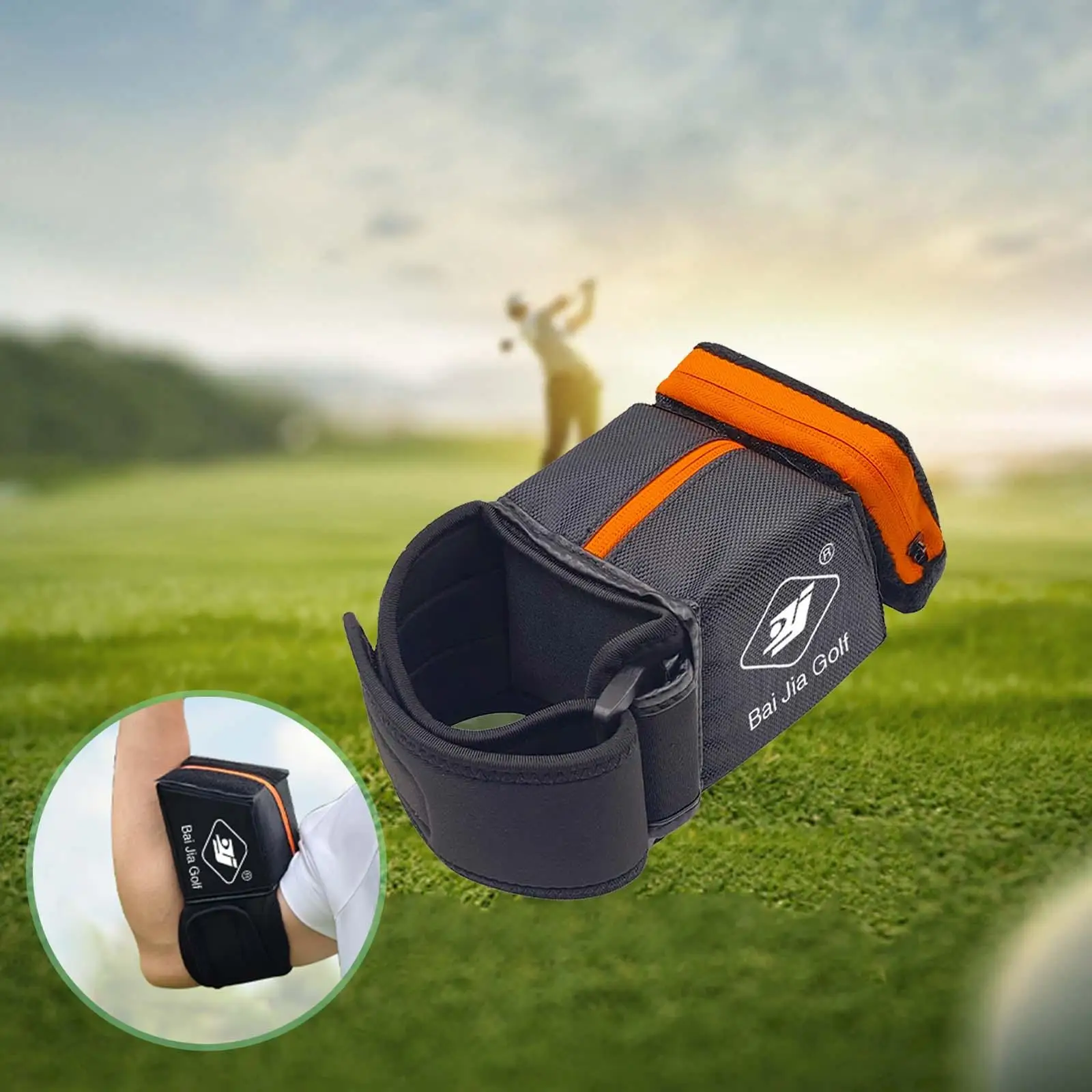 

Golf Swing Trainer Golf Alignment Practice Tool Arm Brace Band Portable Golf Equipment Golf Training Aid for Outdoor Men Golfers