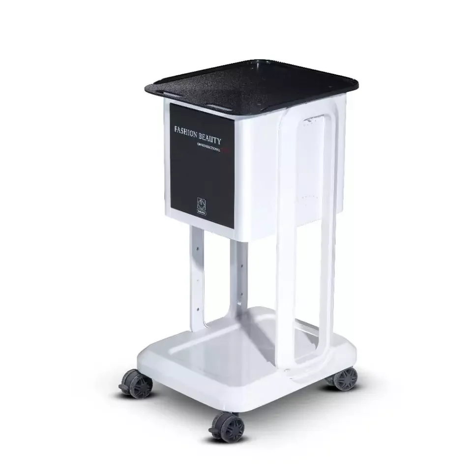 4-wheel mobile portable facial beauty machine salon trolley