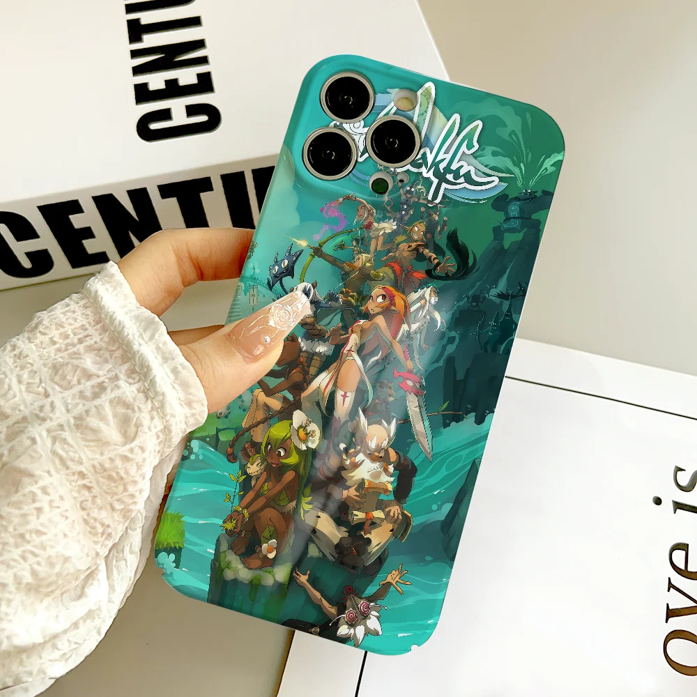 ألعاب المغامرة W-wakfu جراب هاتف FUNDA آيفون 17 16 15 14 13 12 11 Plus Pro Max Mini لامع HD غطاء صلب فيلم
