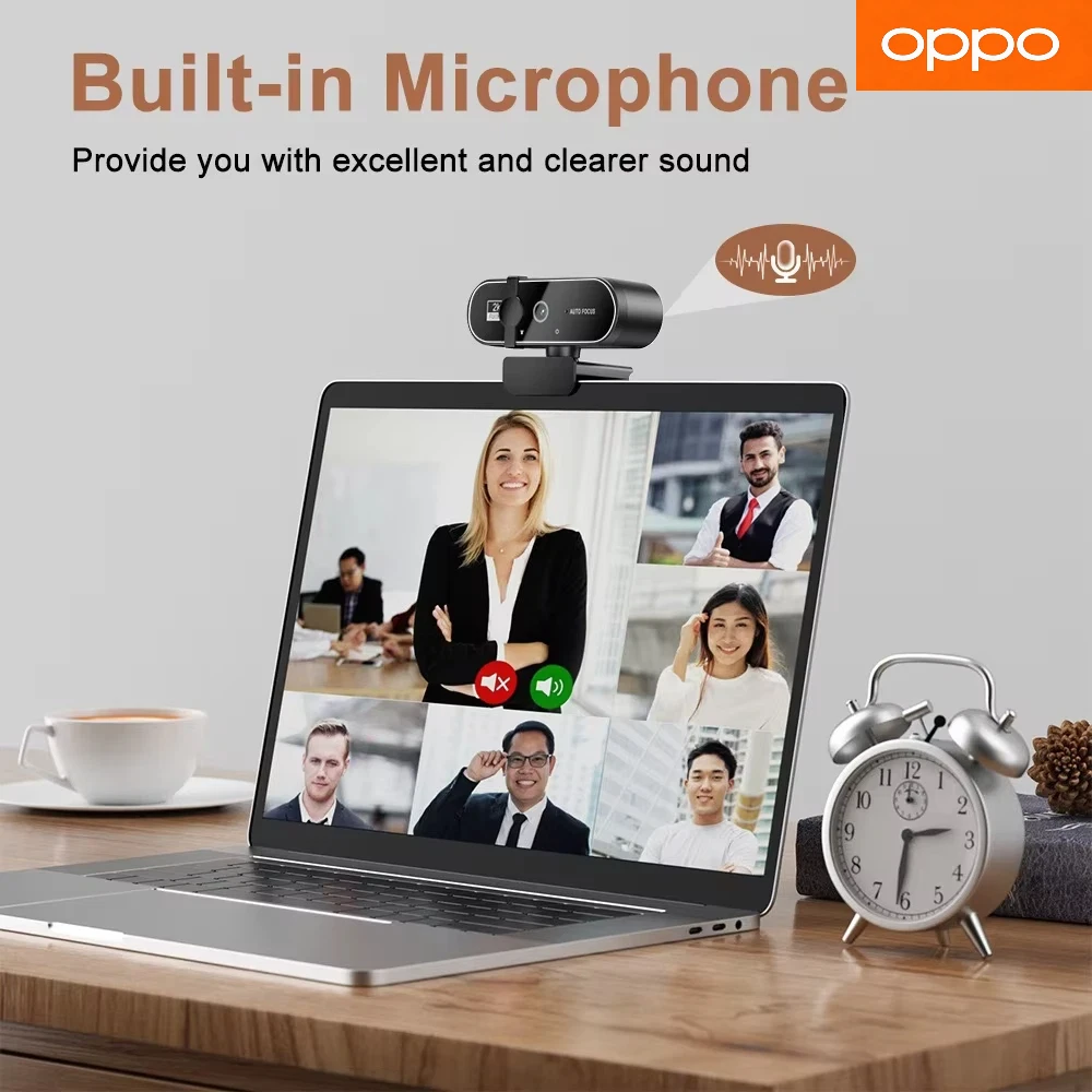 OPPO 4k Camera Computer Hd Camera Built In Microphone Network Camera Web Video Camera For Online Class Meeting Live Broadcast